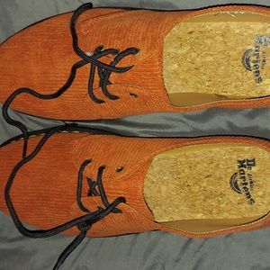 Burnt Orange Corduroy Dr. Martens Size 13 Brand New